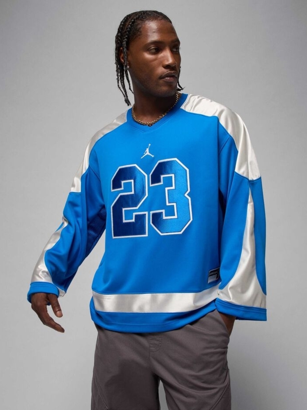 Jordan Men's Blue 23 Basketball Jersey